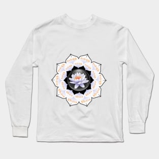 mandala - mantra - lotus Long Sleeve T-Shirt